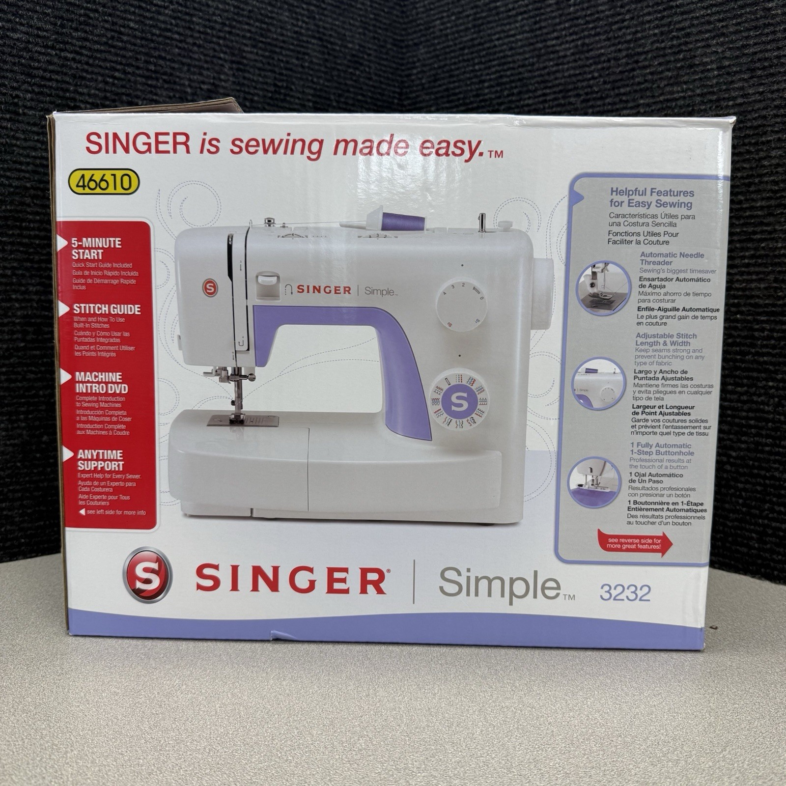 SINGER Simple 3232 Sewing Machine with Automatic Needle Threader