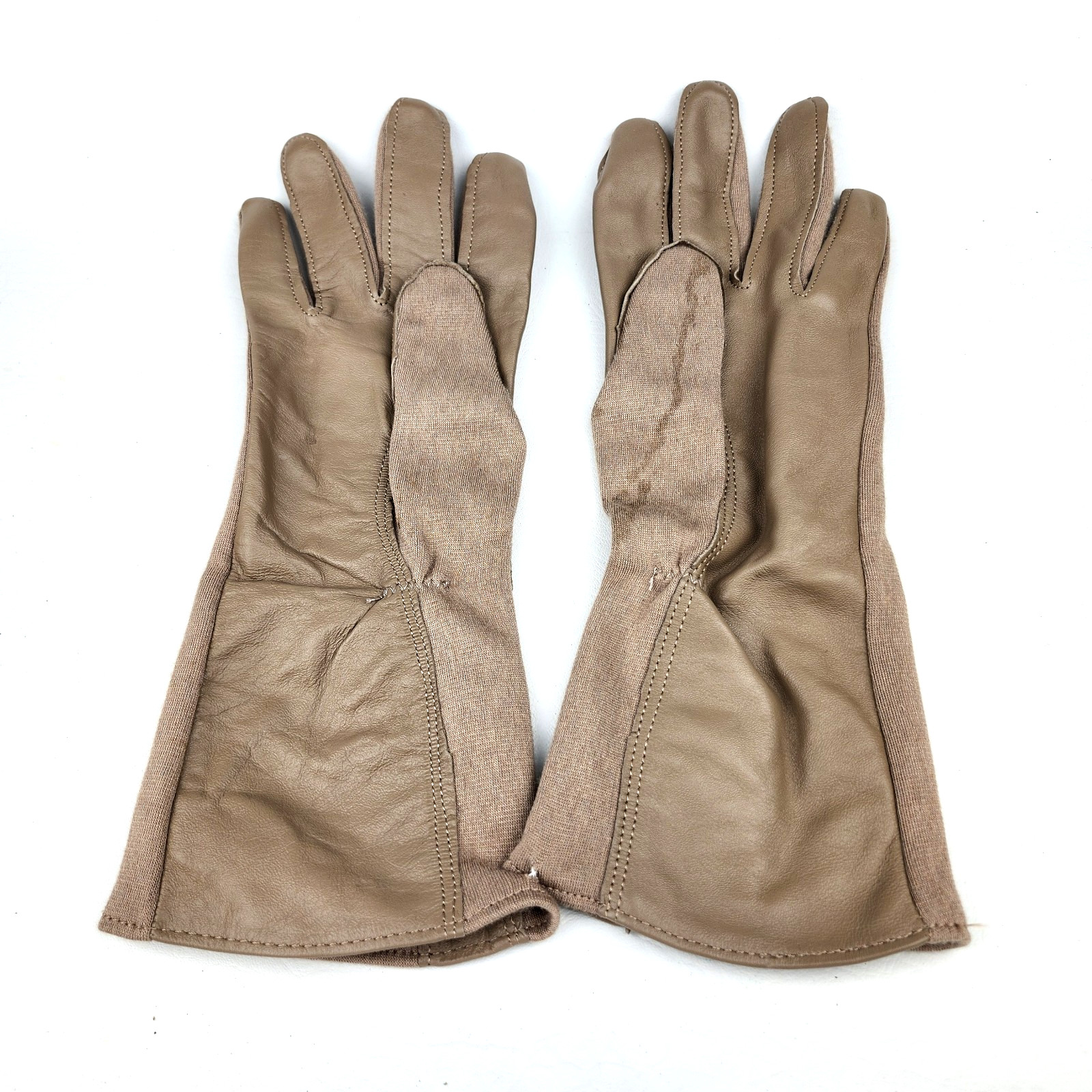 Size 10 US Air Force Summer Flyer's Gloves Type GS/FRP-2 USAF Hawkeye Desert Tan