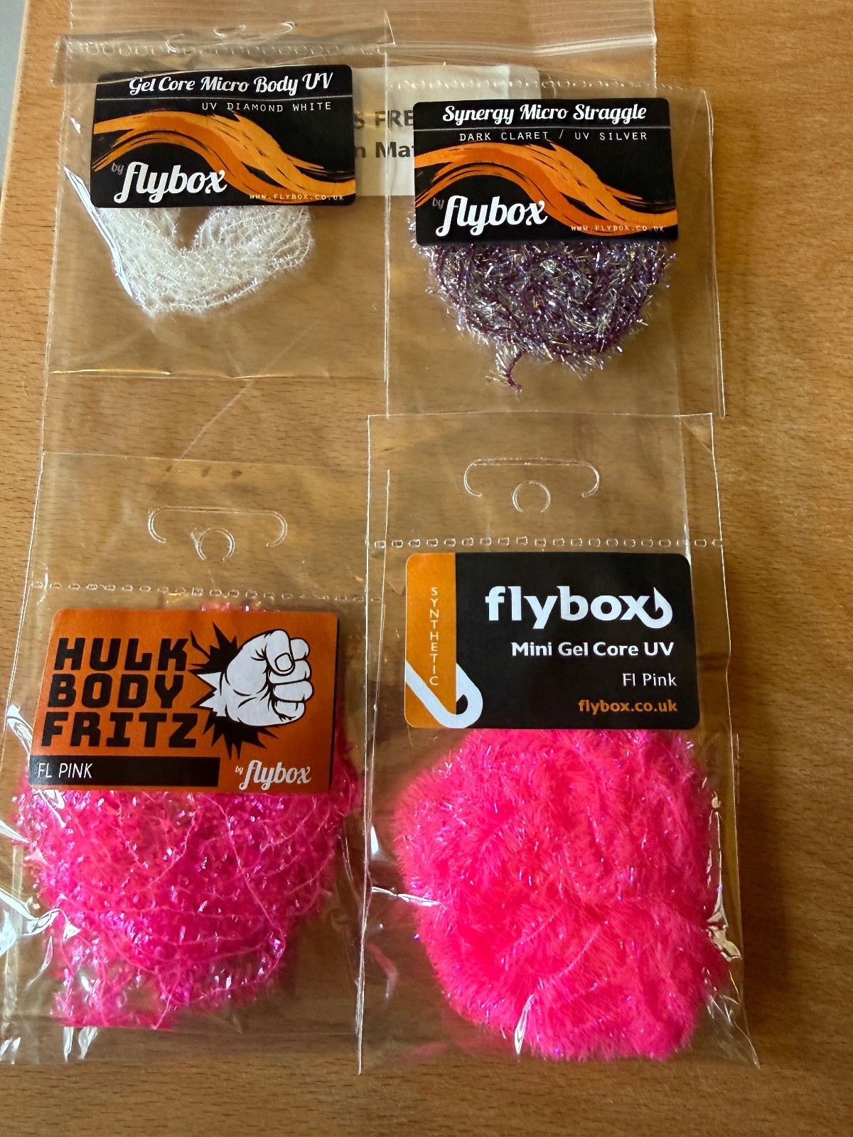 Fly tying materials - flybox materials  - selection