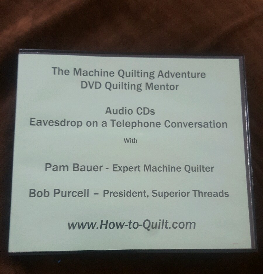 Penny Halgren Quilting Audio CD Eavesdrop on a Telephone Conversation Crafts