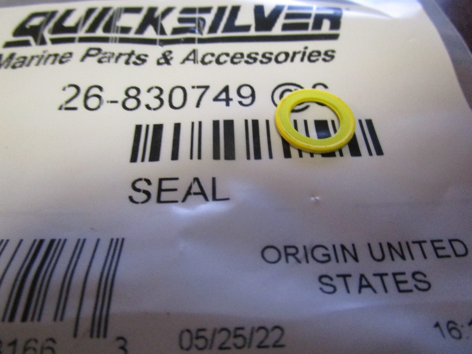 Mercury OEM seal new 26-830749