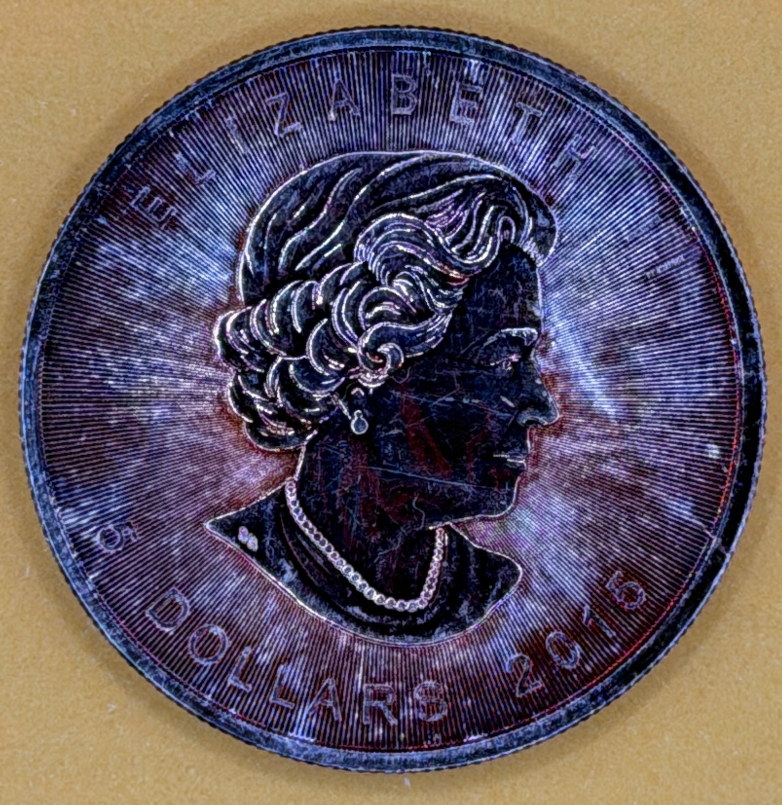 2015 Canada $5 Silver Maple Leaf 1 oz .9999 Fine Queen Elizabeth II (JB)