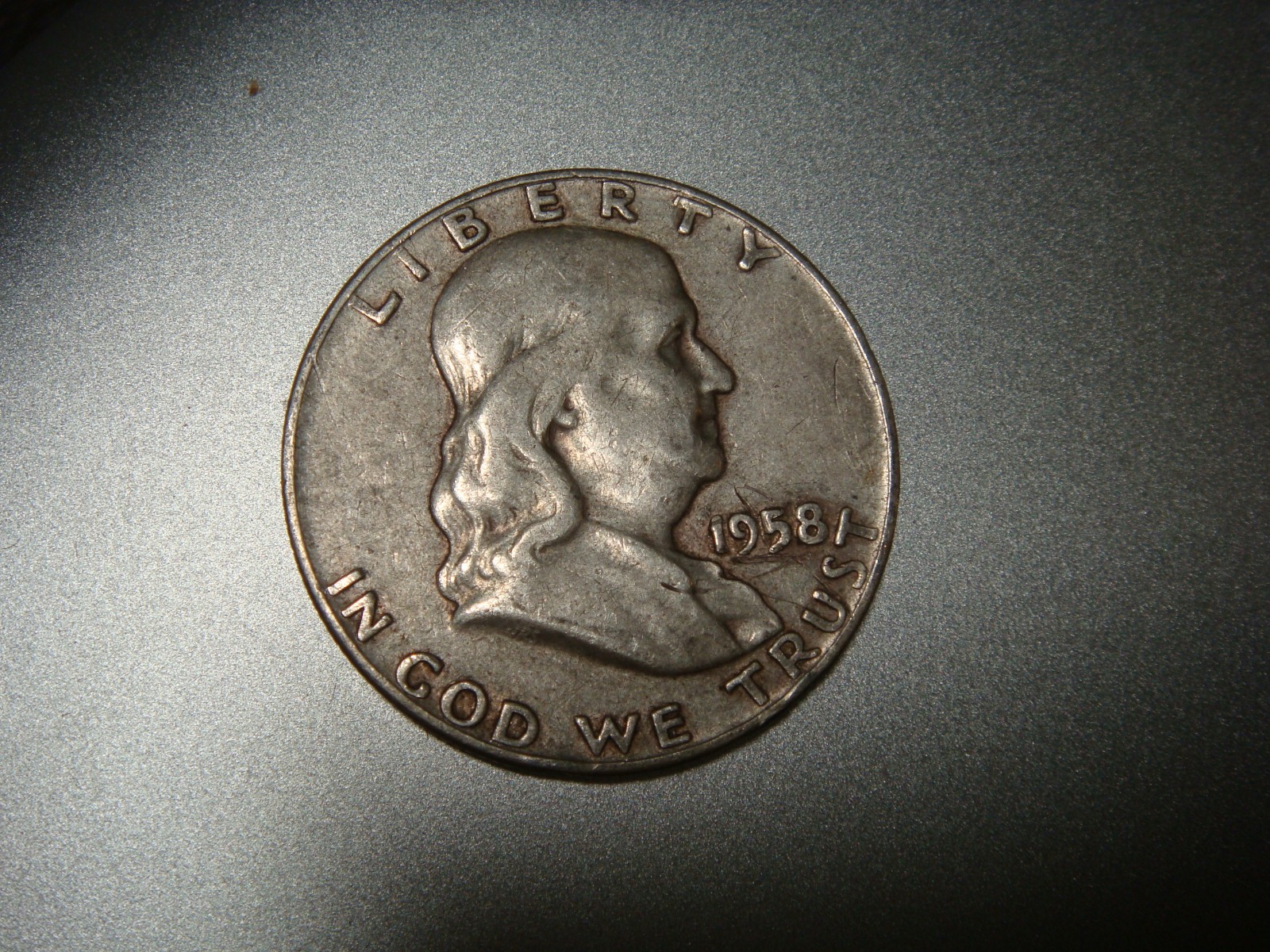 (1) Random 1958 D Franklin Half Dollar - album fillers