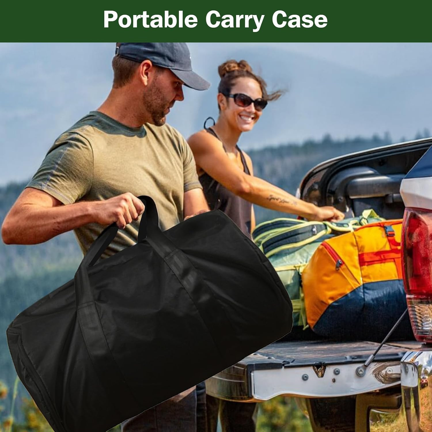 Extra Thick Supportive Foam Camping Mattress with Travel Bag | 3.5" Think