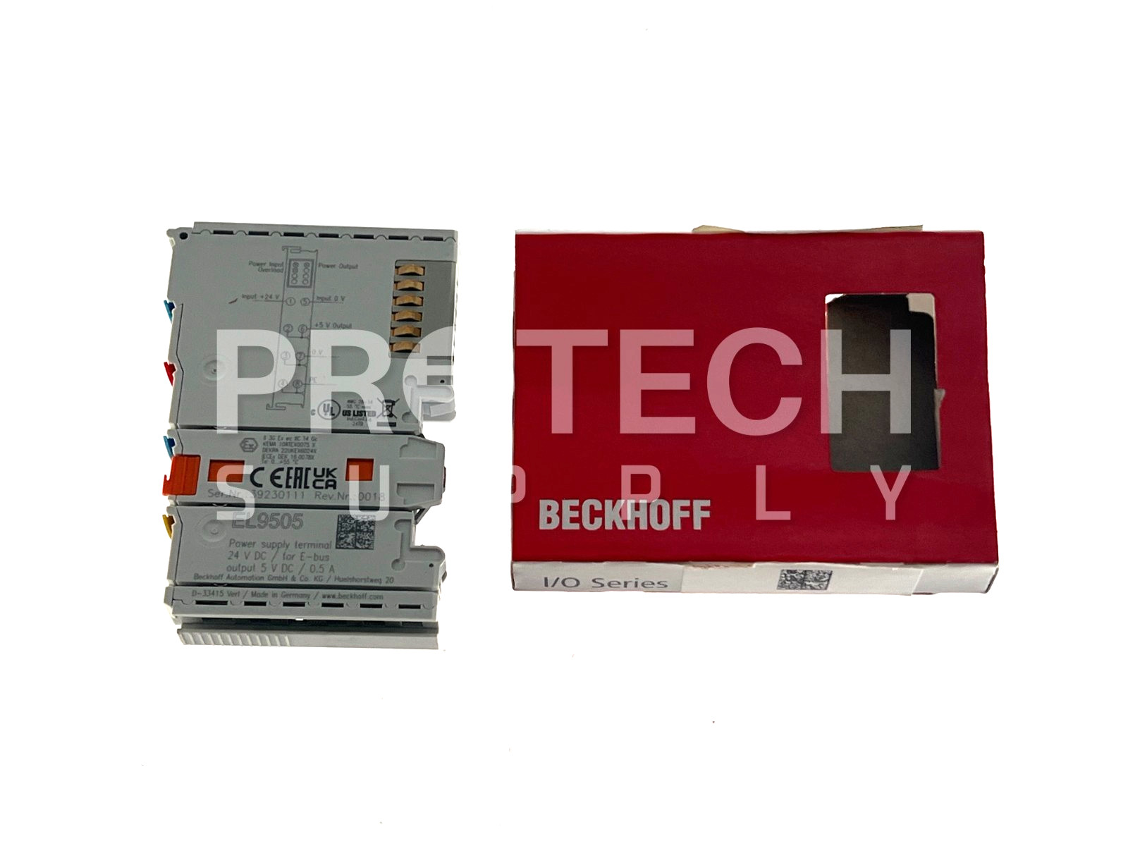 Beckhoff EL9505 Power Supply Terminal NEW with WARRANTY