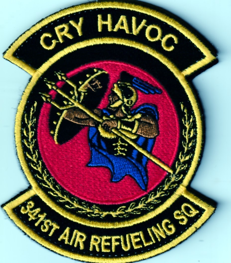 USAF AIR FORCE 341st Air Refueling Squadron Dow AFB Maine patch