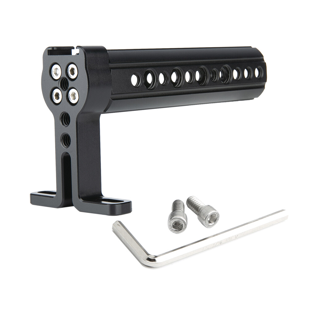 NICEYRIG Camera Top Handle Cheese Handgrip N Cold Shoe Base for DSLR Camera Cage