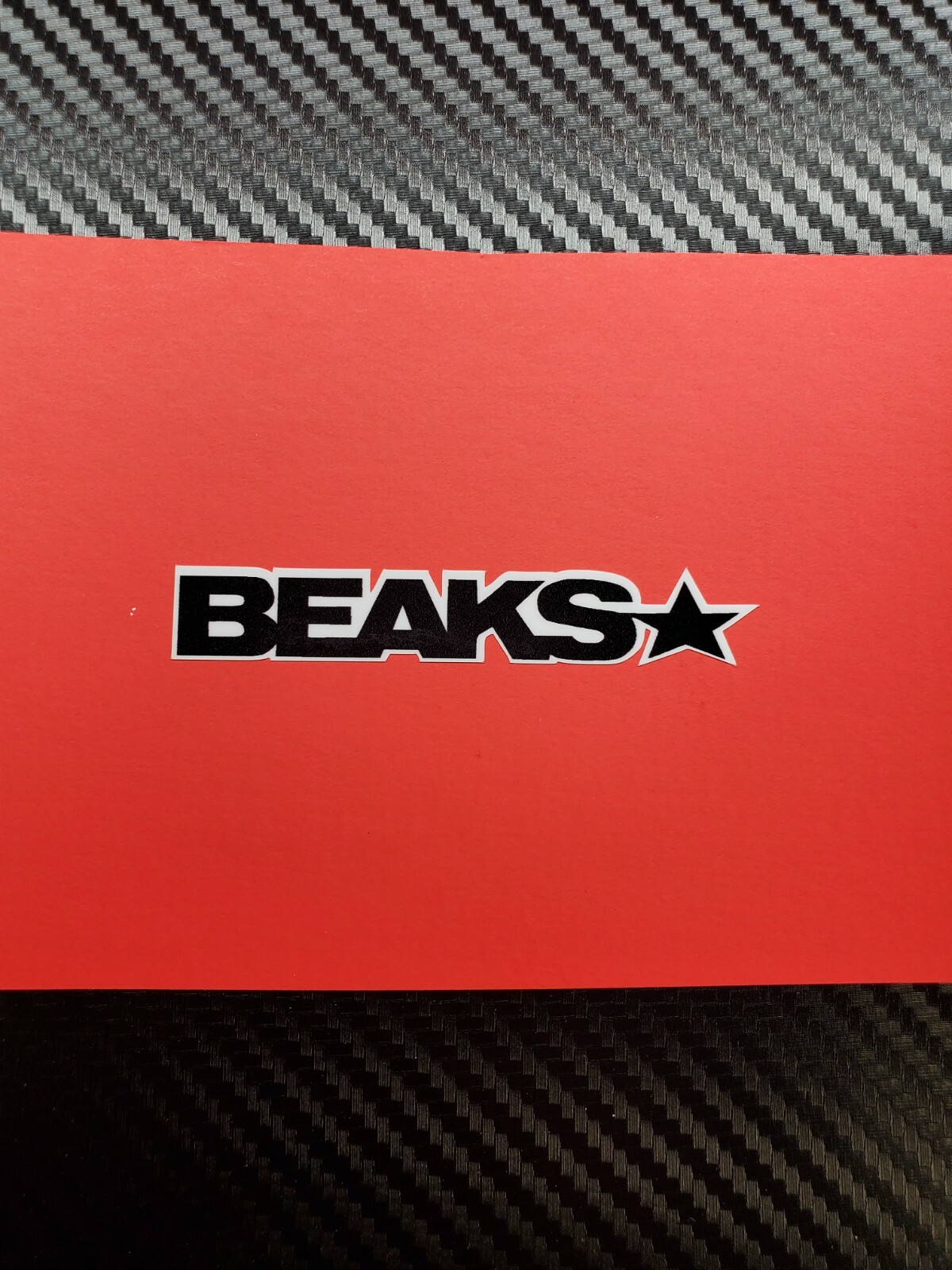 Beaks decal sticker for honda acura bar tie rod jdm roll call laptop other color