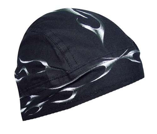 Flydanna Headwrap, Manufacturer: Zan Headgear, FLYDANNA TANK FLAME BLK Z353