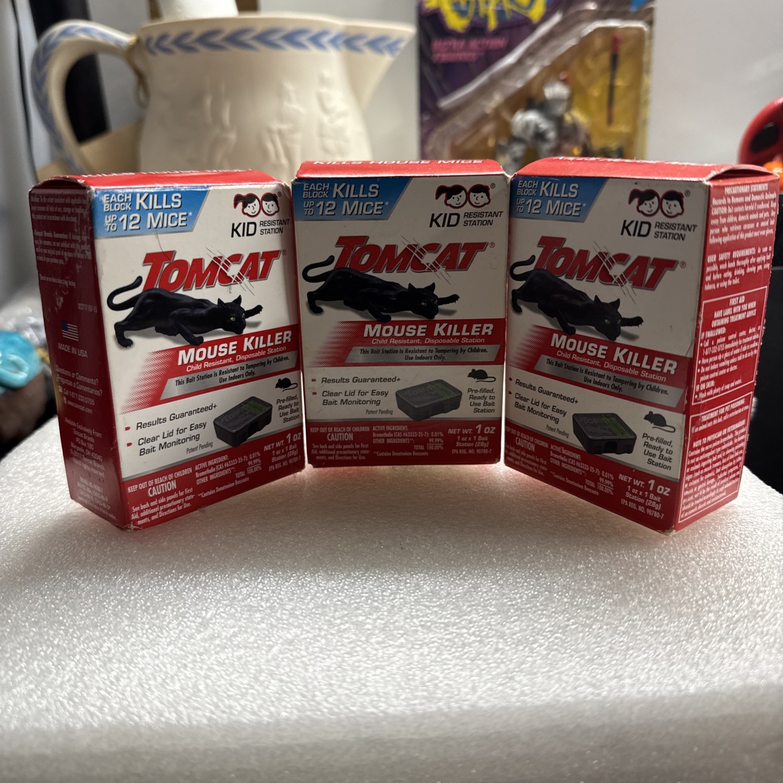 Tomcat Disposable Mouse Killer Station –Rodent Relief Ready-to-Use, 3 Count