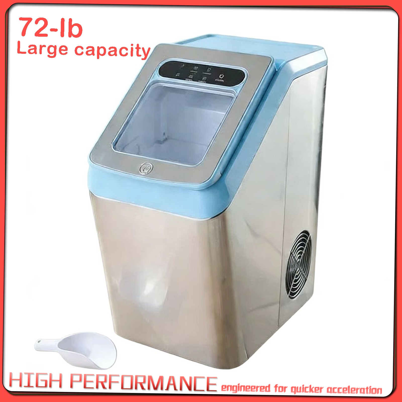 72-lb Large capacity Technique Countertop Nugget Ice Maker Model 590