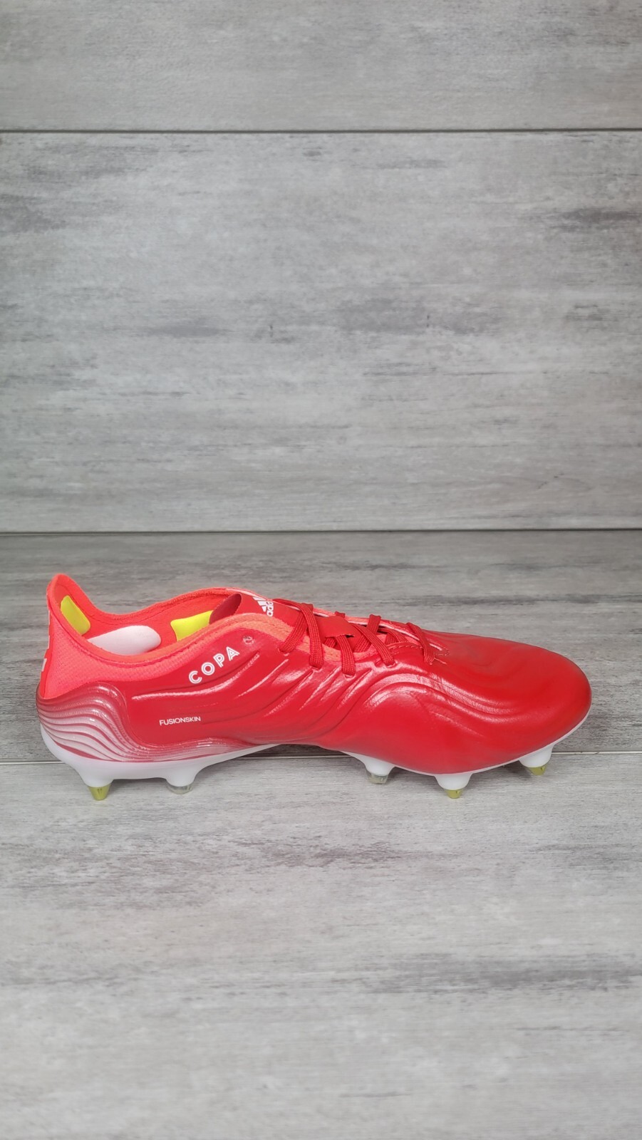 Adidas Copa Sense.1 SG FY6201 Soccer Cleats Football Boots Red White Size 7