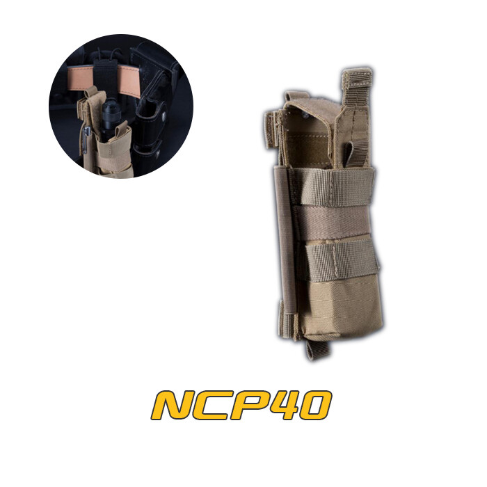 Nitecore NCP40 Tactical Flashlight TAN Holster for EC4S EC4GTS EA41 EA42 EC4GT