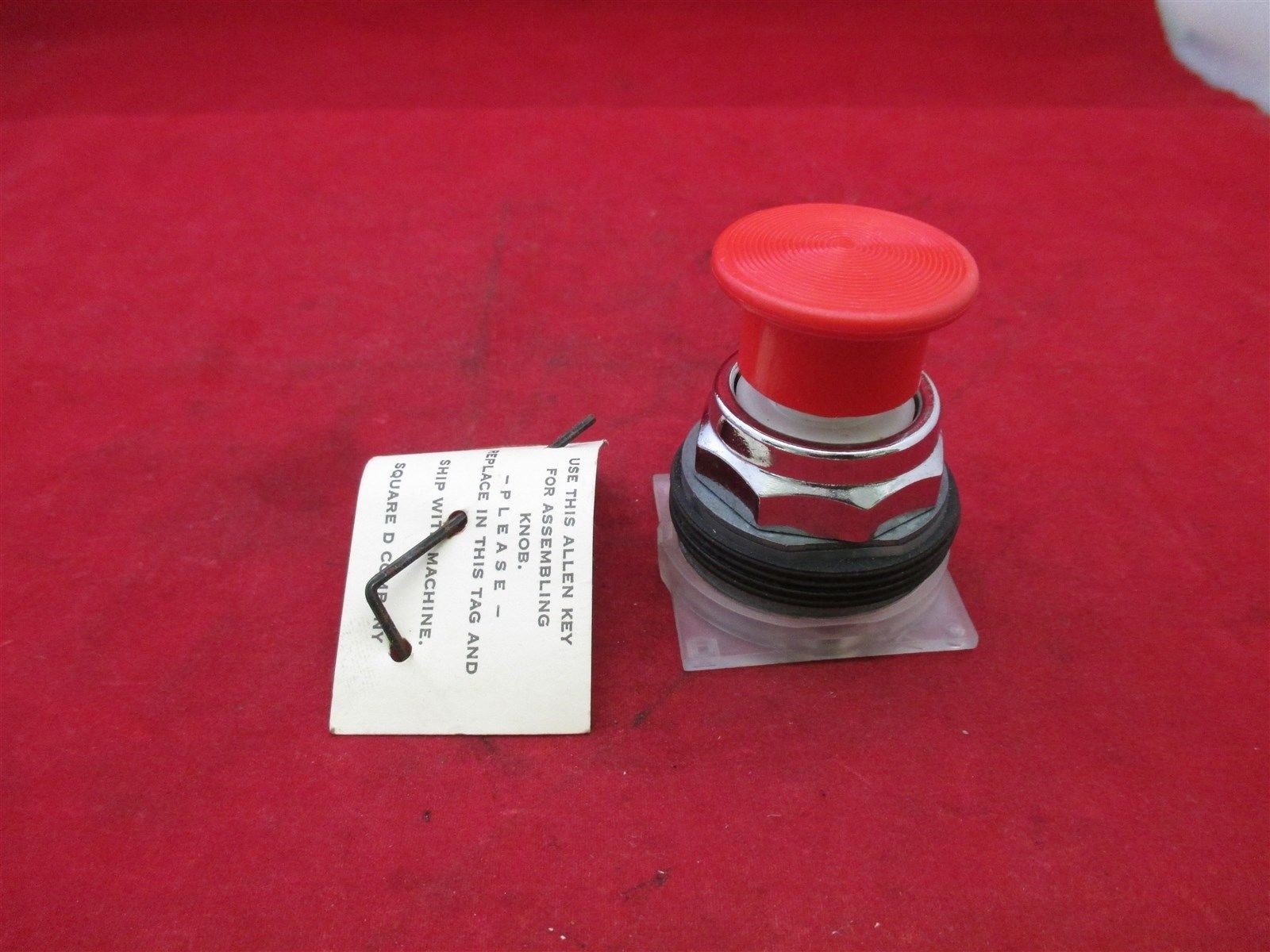 Square D KR-24R Mushroom Button Operator new