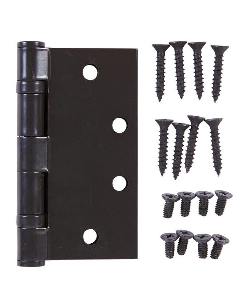National Hardware Ball Bearing Commercial Door Hinge Oil-Rubbed 4-1/2" N236-019