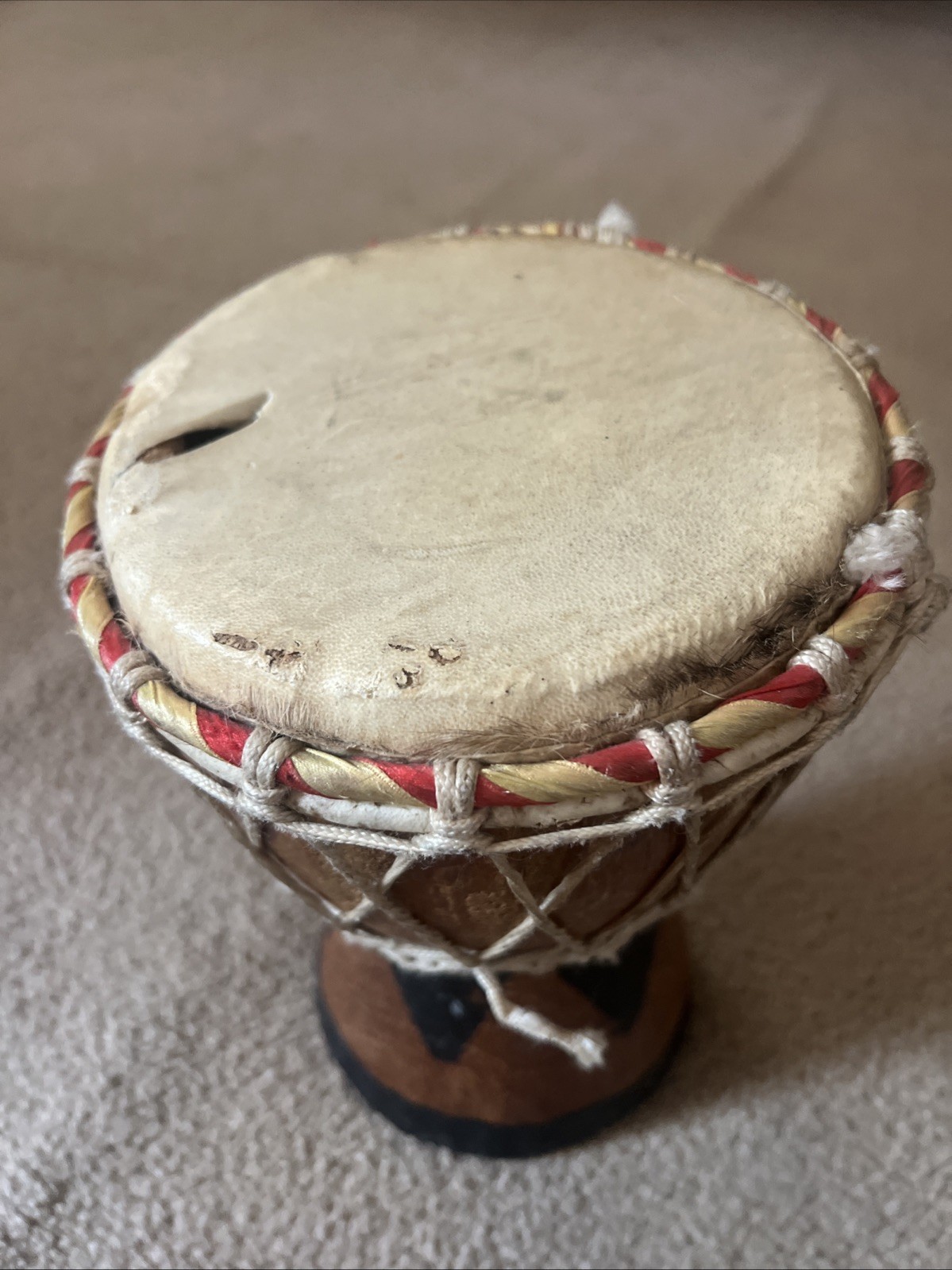 Hand Made West African D'Jembe Drum