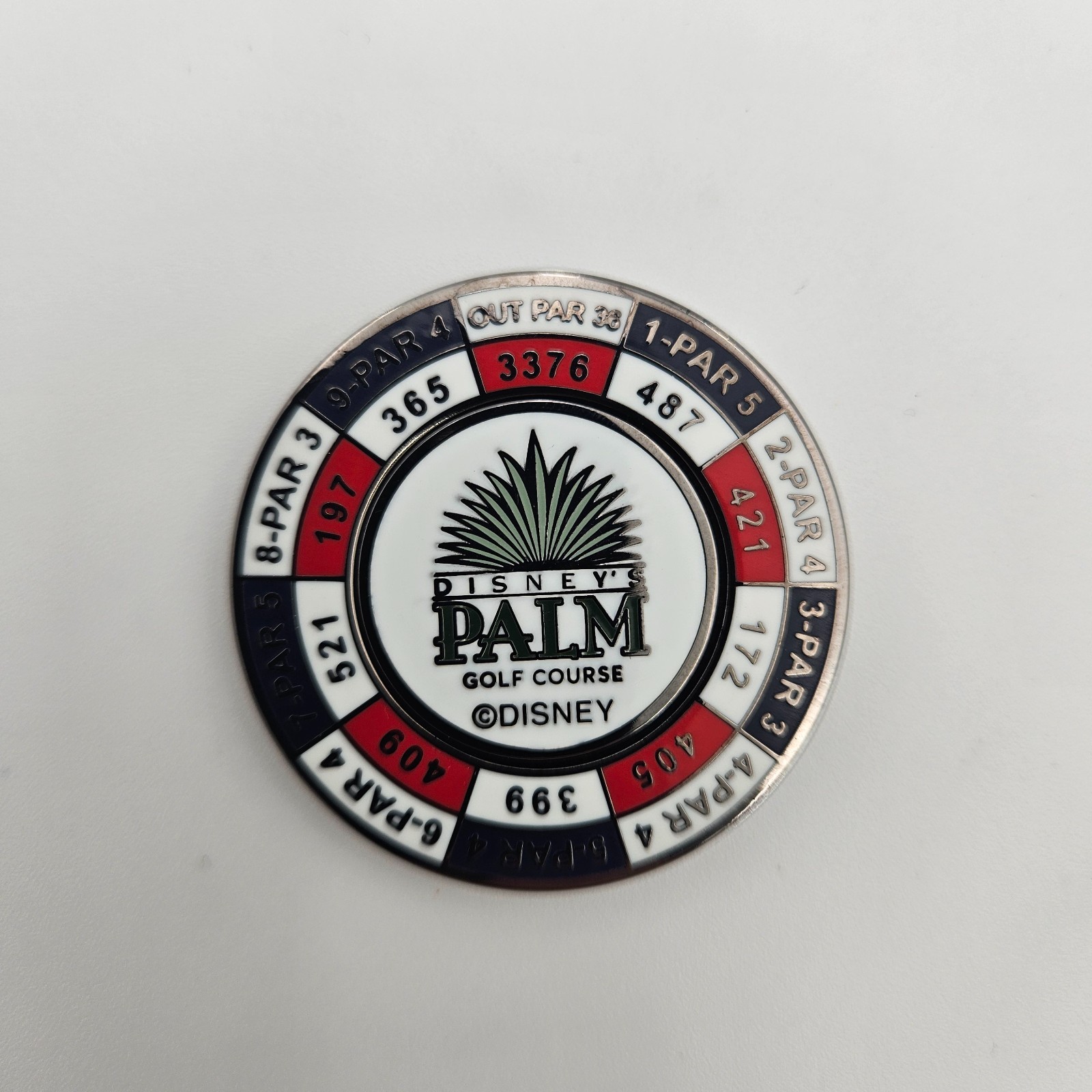 Disney World Golf Ball Marker Lot –  Palm Course– Metal – NEW