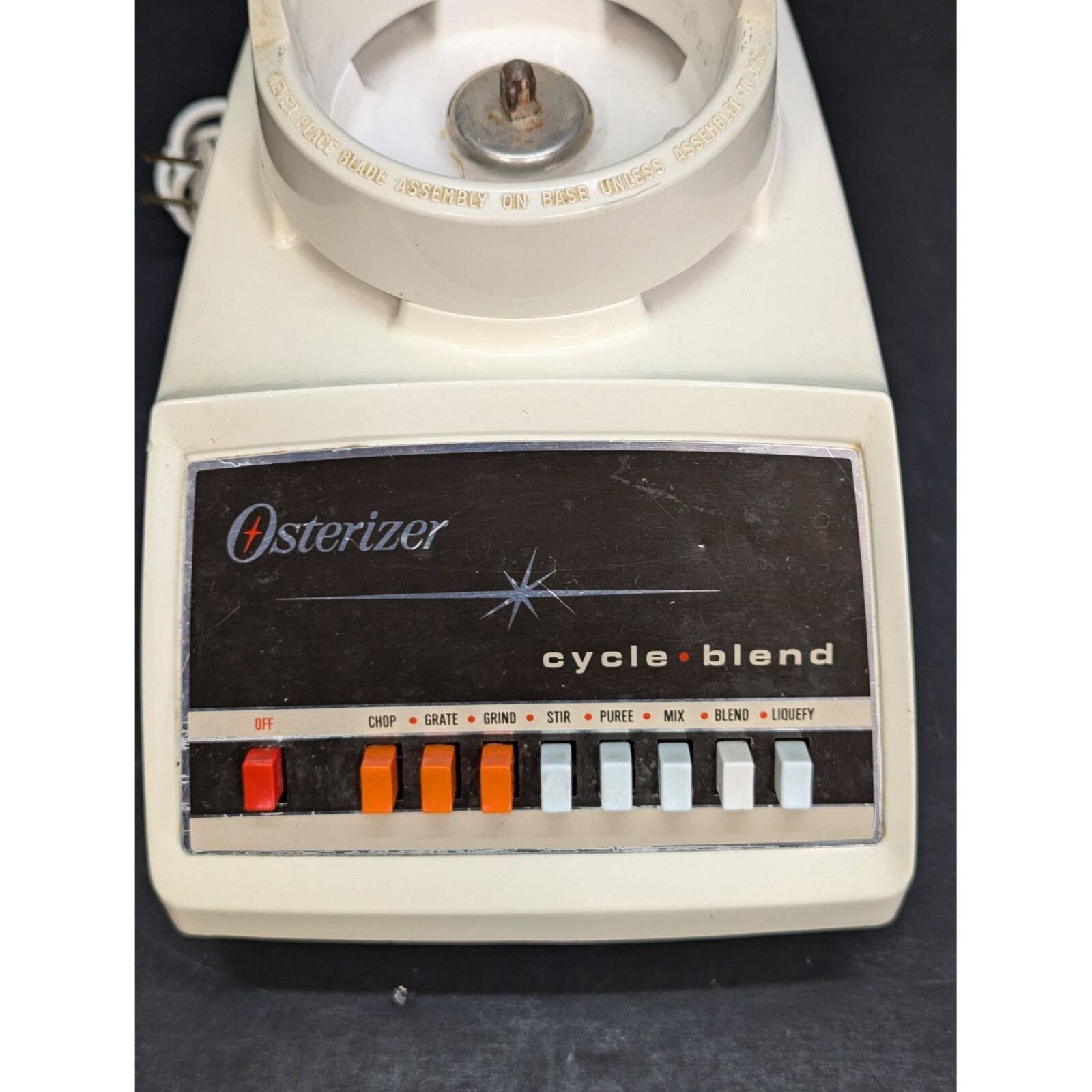 Osterizer Cycle Blend 8 Speed Blender Base 867 281 W Base Only