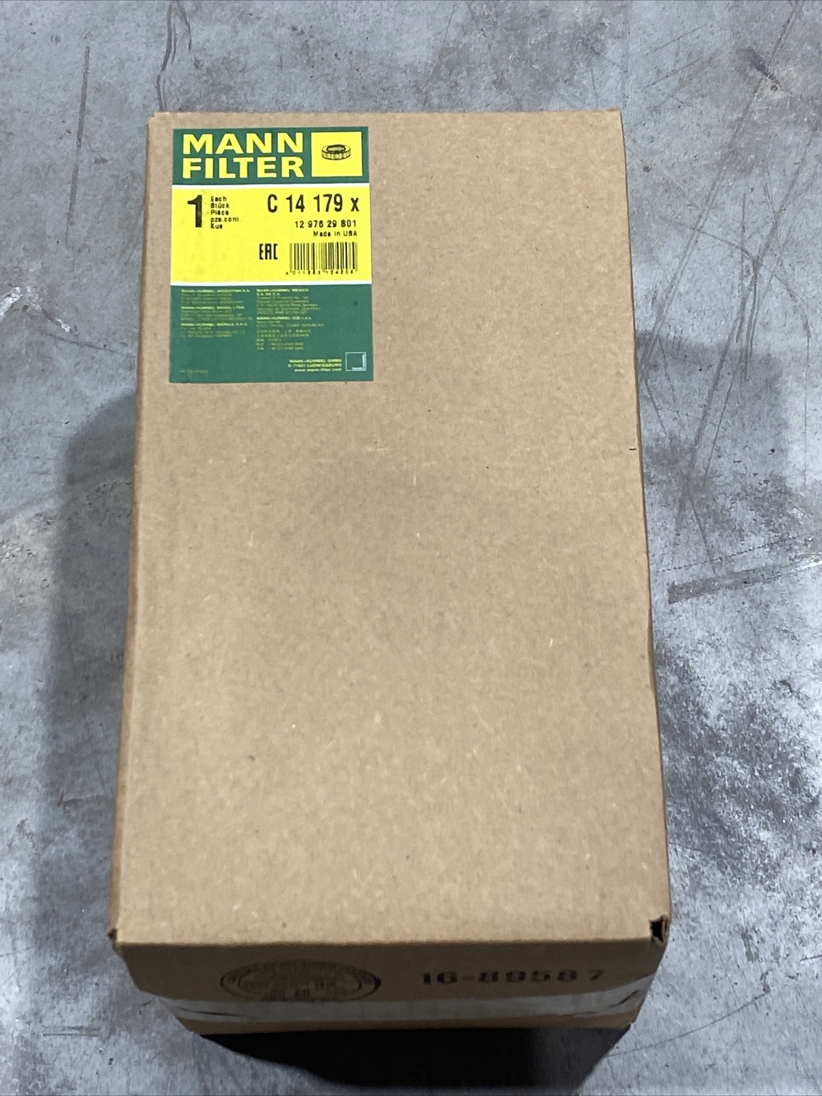 Mann Filter Air Element Filter C14179X 030822N1 New 1Pc