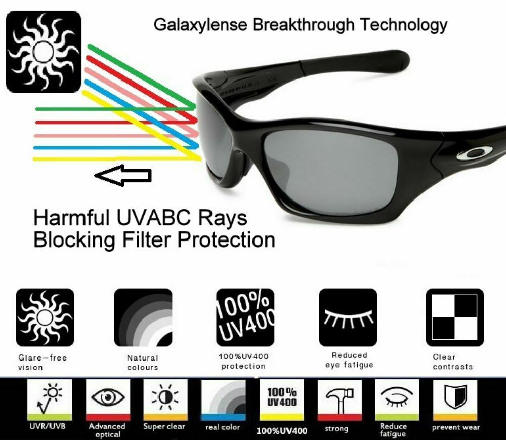 Galaxy Replacement Lenses For Oakley Thinlink OO9316 Black/Titanium Polarized