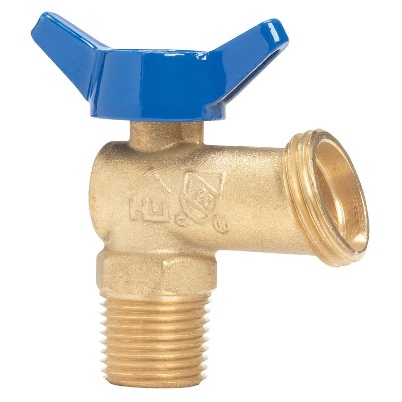 BK Products 102-053HN 125 psi ProLine Brass Boiler Drain 1/2 Dia. in.