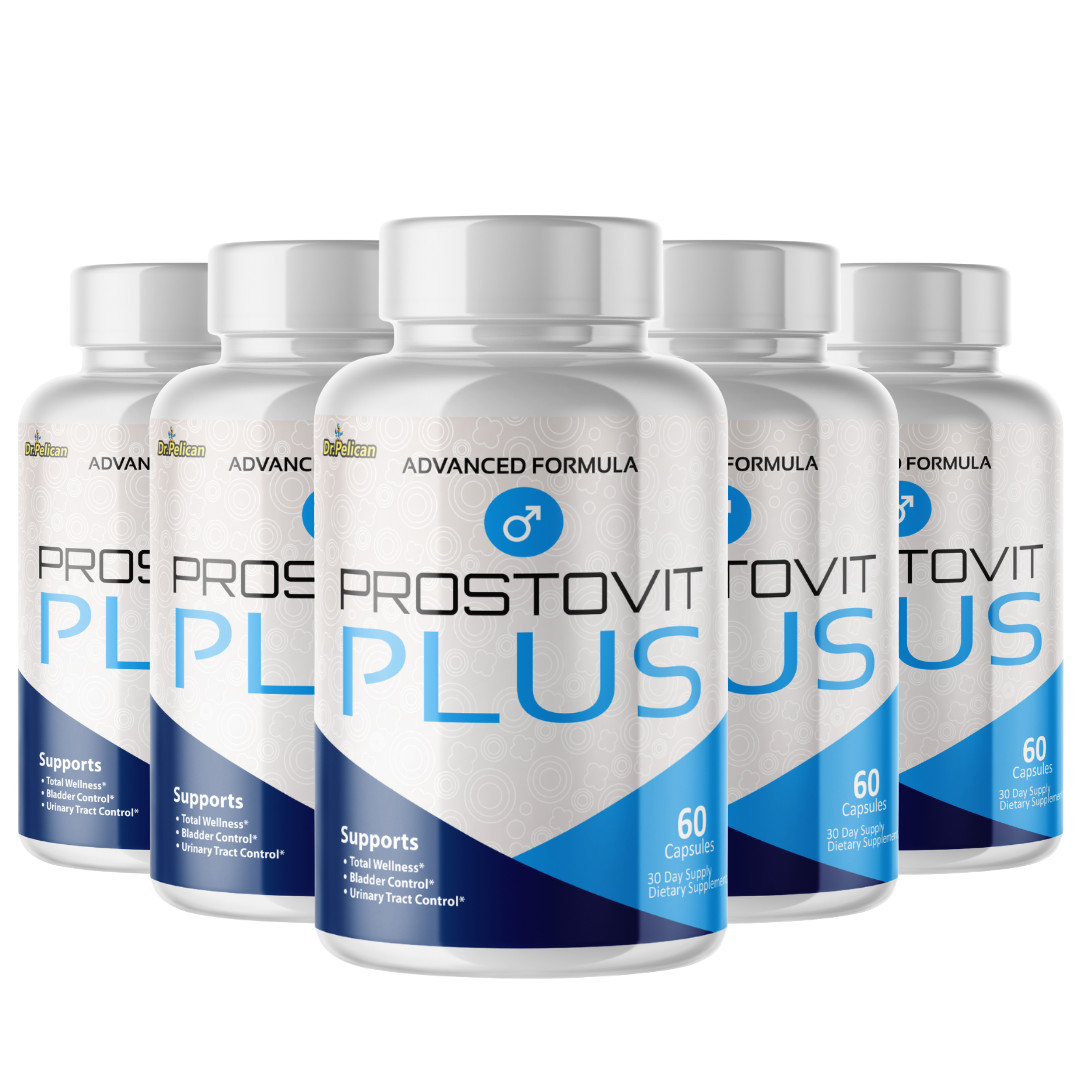 Prostovit Plus- Prostate Support- 5 Bottles- 300 Capsules