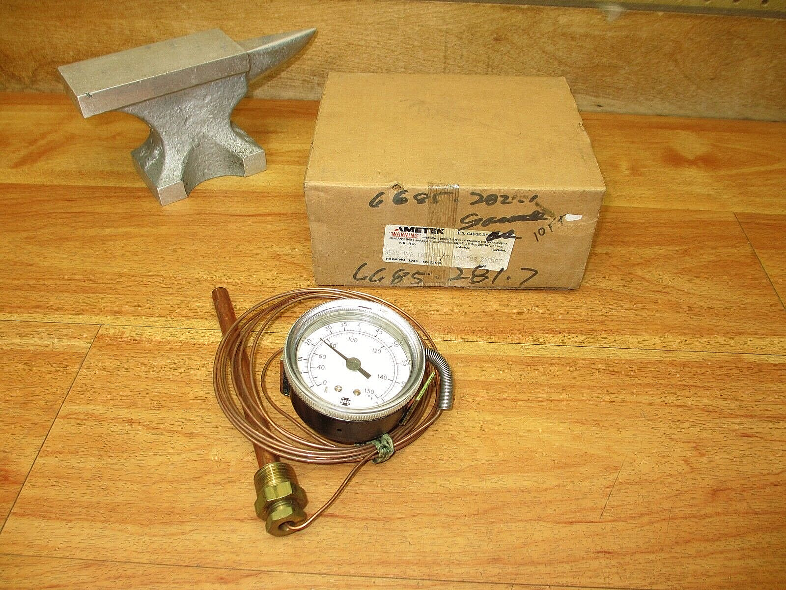 Ametek 8544-122-143162 *NEW* Temperature Gauge 0-150 deg F Thermometer US Gauge