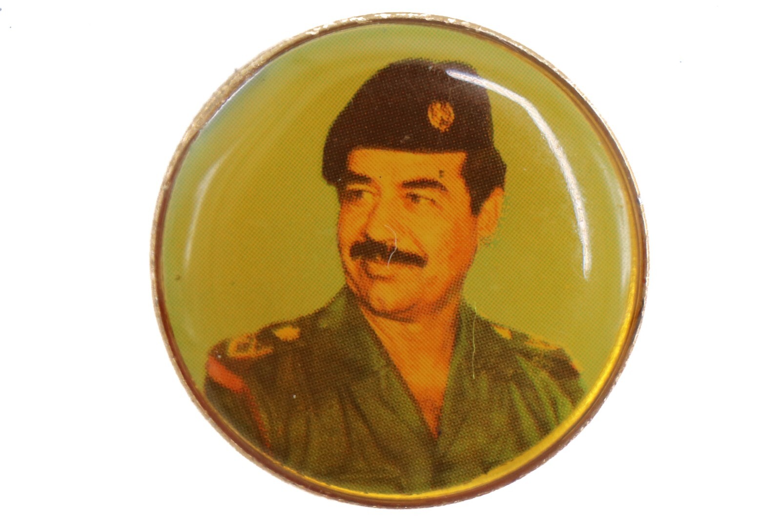 Iraqi Saddam Pin (General Union of Women) - Iraq OIF / Desert Storm Bringback