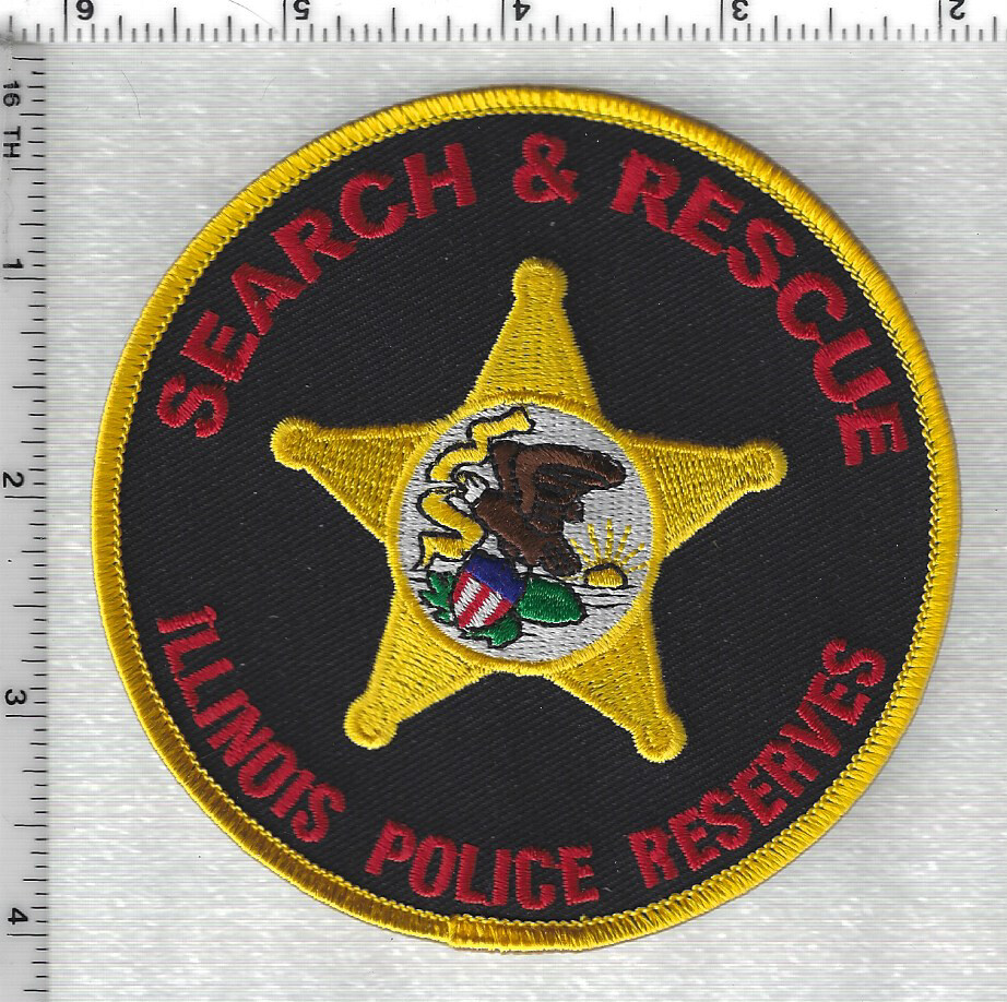 Illinois Police Reserves Search & Rescue Shoulder Patch