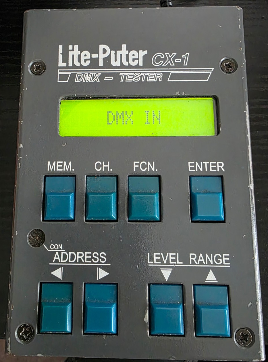 Lite Puter cx-1 DMX Tester Light Control
