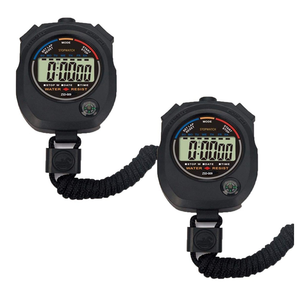 Multifunctional Electronic Digital Sports Stopwatch Timer, Game Training9193