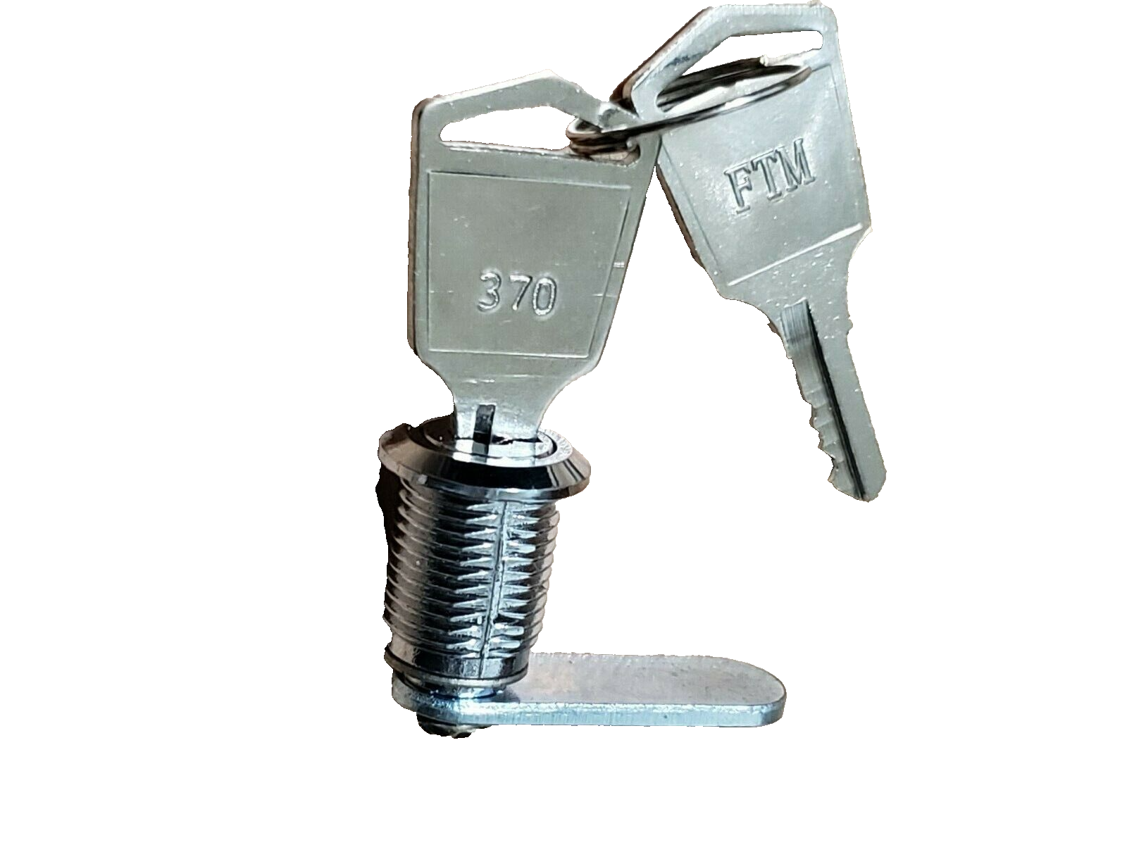 (QTY:2) FTM COMPX 370 Key 5/8''Length Different NATIONAL Standard Keyed Cam Lock