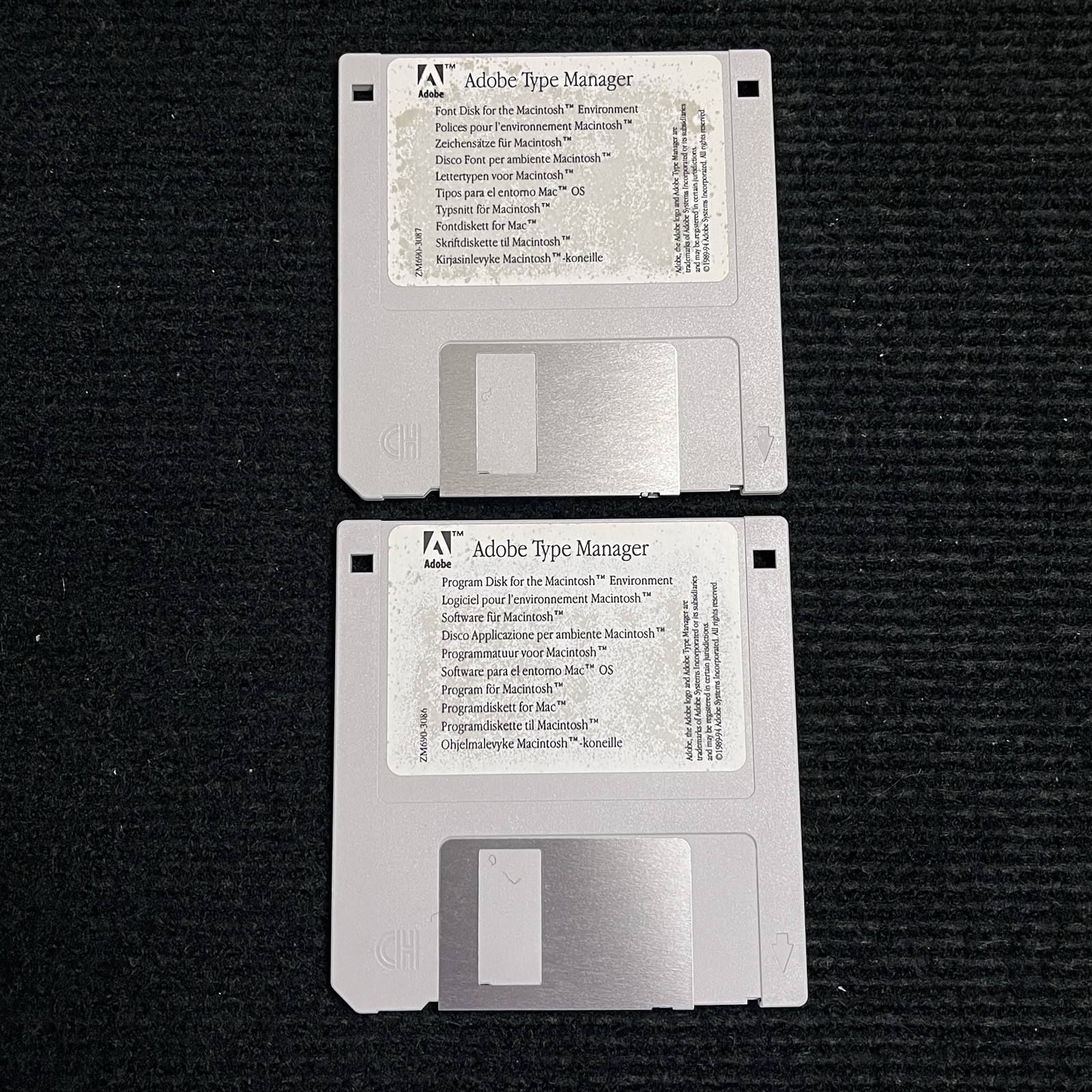 Adobe - Pagemaker Classroom 6 Photoshop Tutorial 4 Type Manager 2 Floppy Vtg
