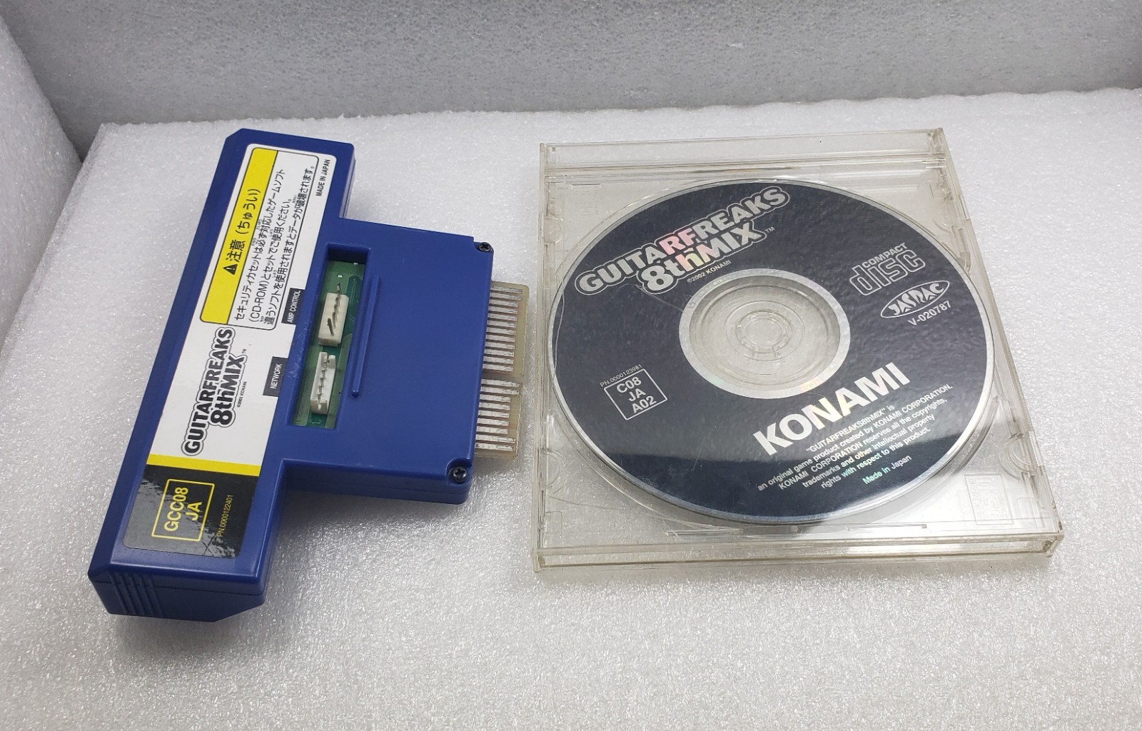 Guitar Freaks 8th Mix soft Kit KONAMI Cart & Disc Arcade Original Video Game
