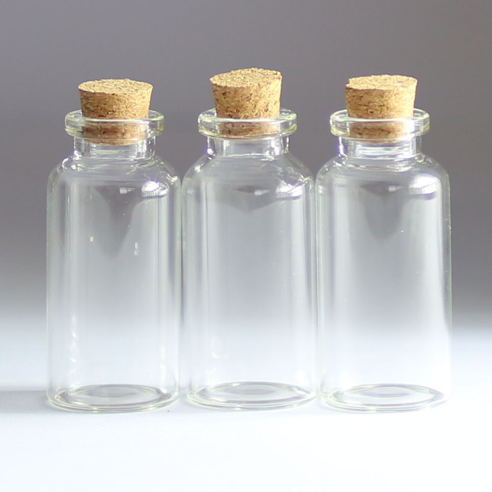 Vials Small 27x58mm 10-50 pieces Cork bottle 20ml Vial Lots Wholesale Jars