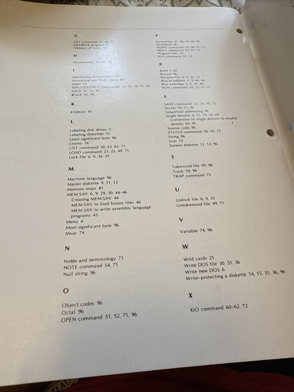 Vintage DISK OPERATING SYSTEM II Atari 400/800 Computer Reference Manual 2 Disks