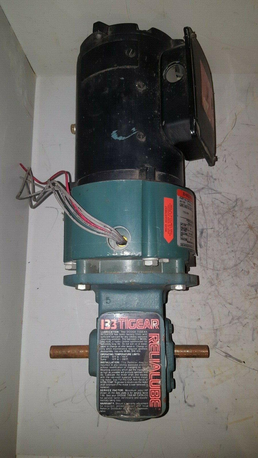 NEW TAKE OFF Dodge Motor Brake Gearbox DC Motor Assembly, T56H1019AA-TT