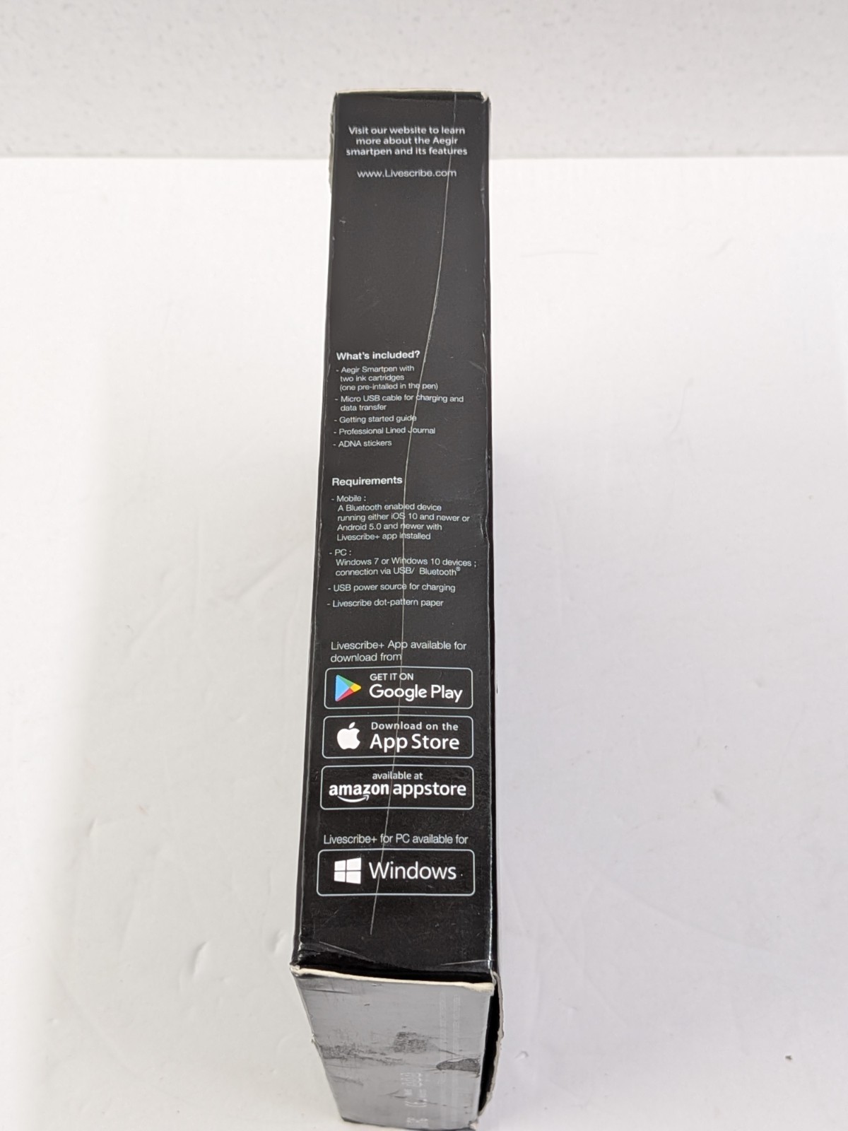 Livescribe Aegir Smartpen, Black Professional Edition READ!