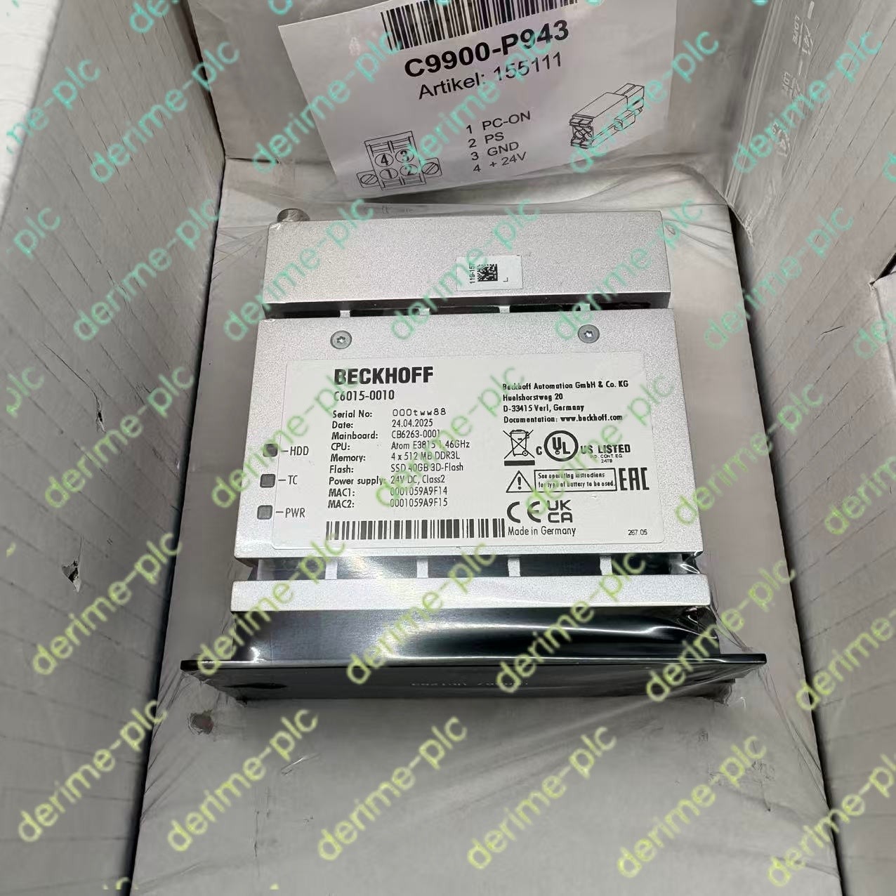 BECKHOFF C6015-0010 Industrial Control Computer#1pcs new in box