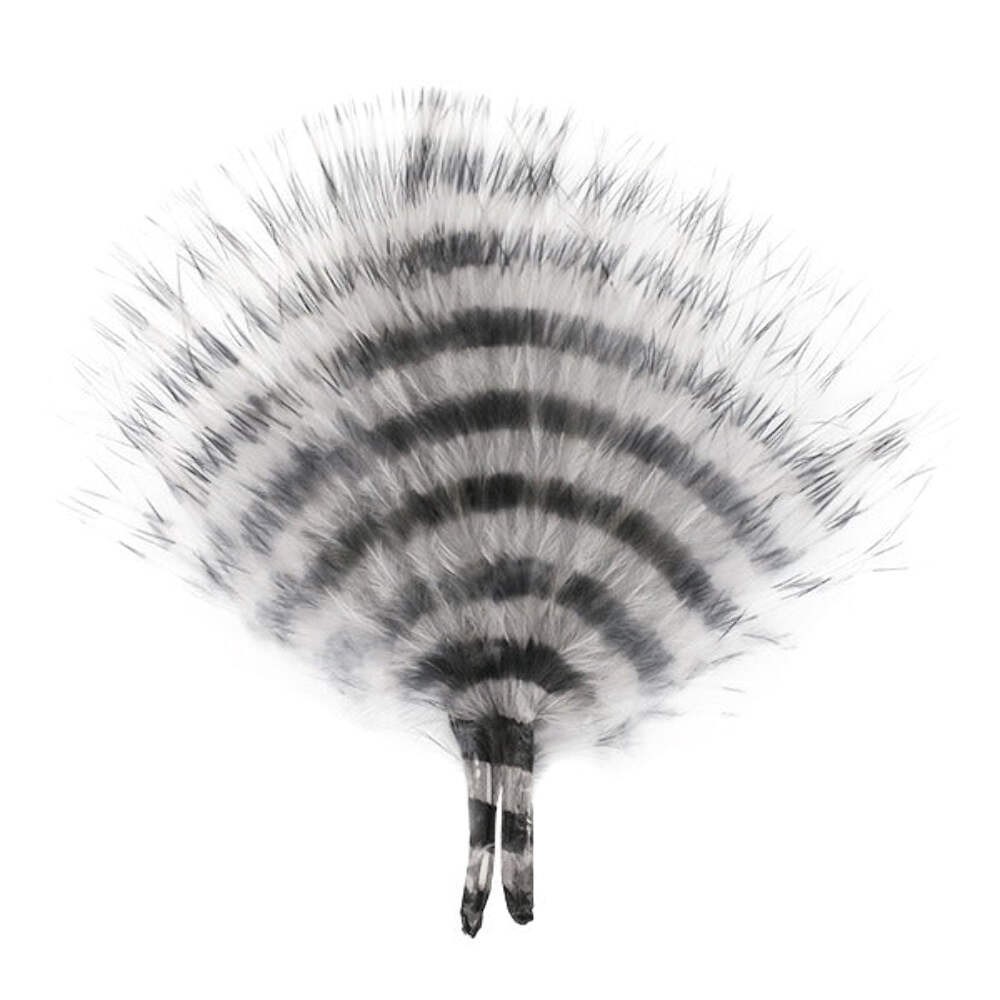 Montana Fly Company Barred Marabou - 1/8 oz. (Grey/Barred Black)