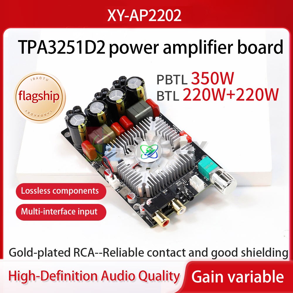 AP3002 Pure Power Amplifier Board TPA3255 300W*2 Bridge mono 600W no POP Class D