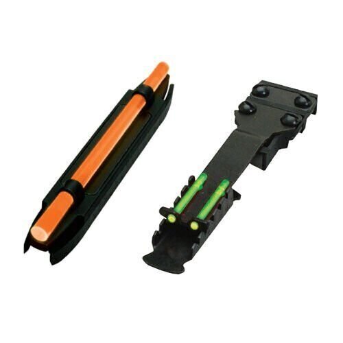 Hi Viz Front/Rear Shotgun Sight Set Fits 11/64 to 17/64 inch Green/Orange C200-2