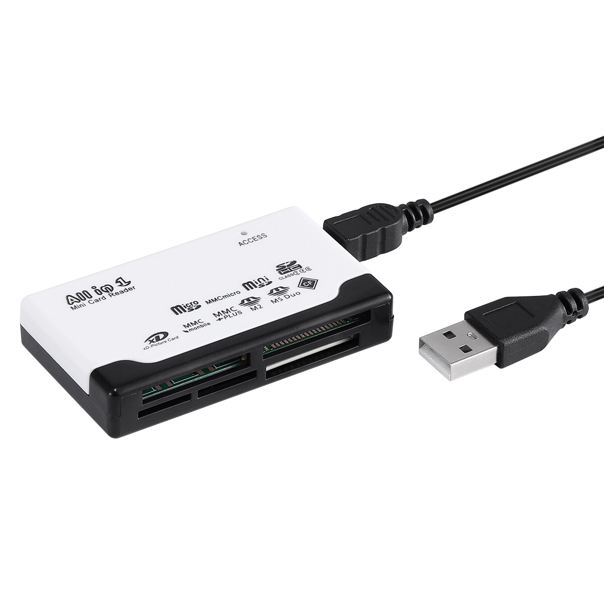 6IN1 Card Reader USB 3.0 Micro SD TF CF Smart Memory Adapter for Windows Mac OS
