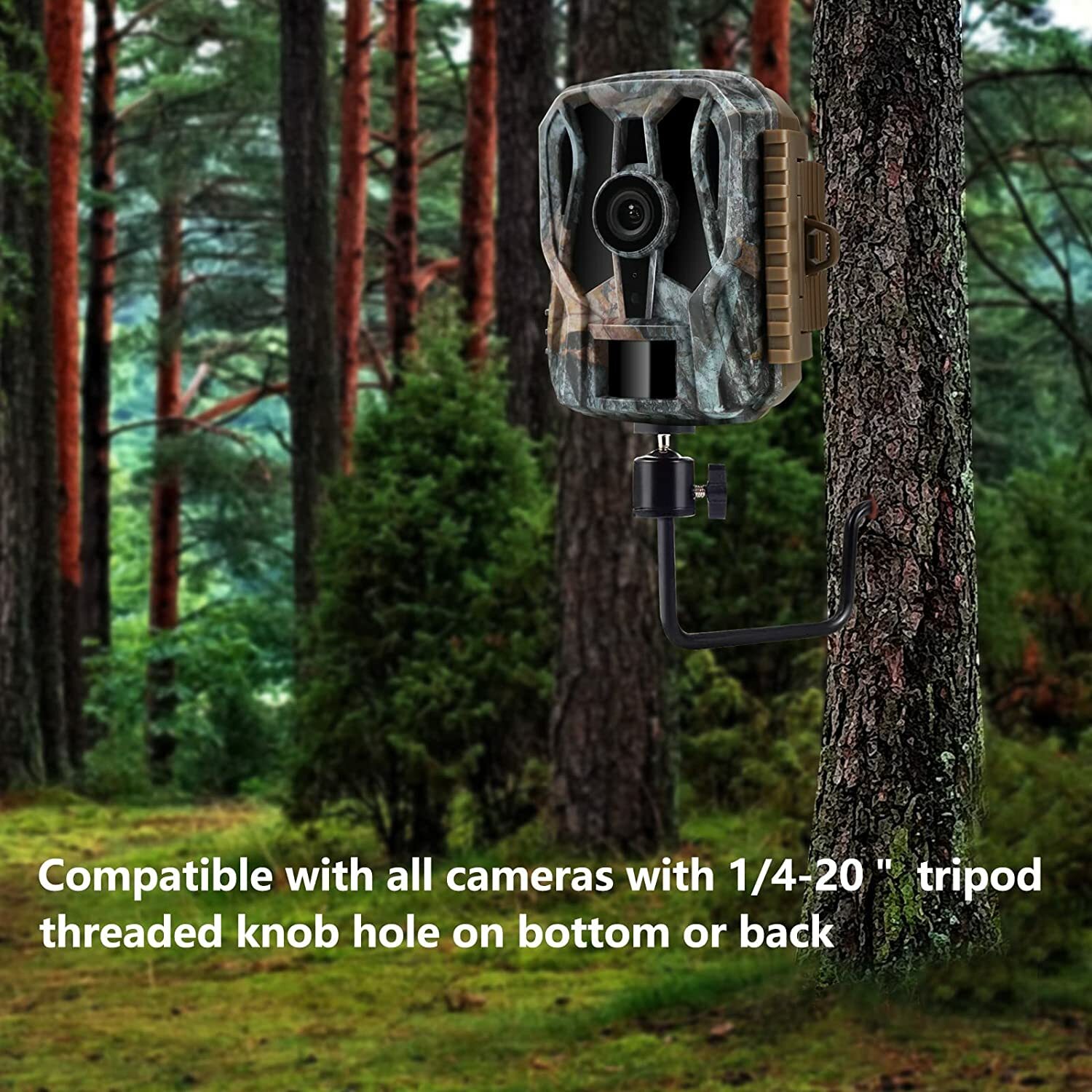 4 Pack Game & Trail Camera Tree Mount Holder Hunting Camera Mounting Bracket