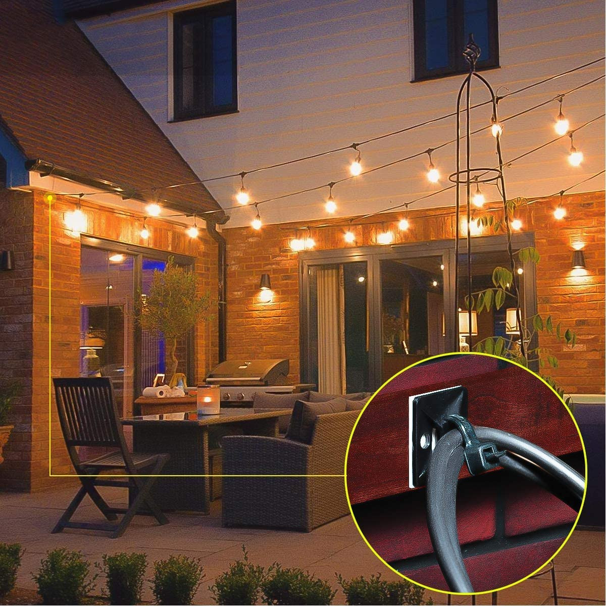 XHF 3/4" Strong Back-Glue Self Adhesive Black Cable Zip Tie Mounts 100Pcs