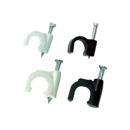 Dolphin Components Dcc-6W Cable Staple, Rg-6 Coaxial Cable Use Type, 5/16 In