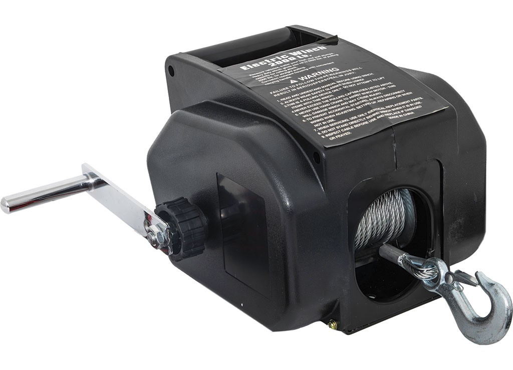 Extreme Max 3006.8912 Reversible Electric Boat Winch 12V DC w/Synthetic Line