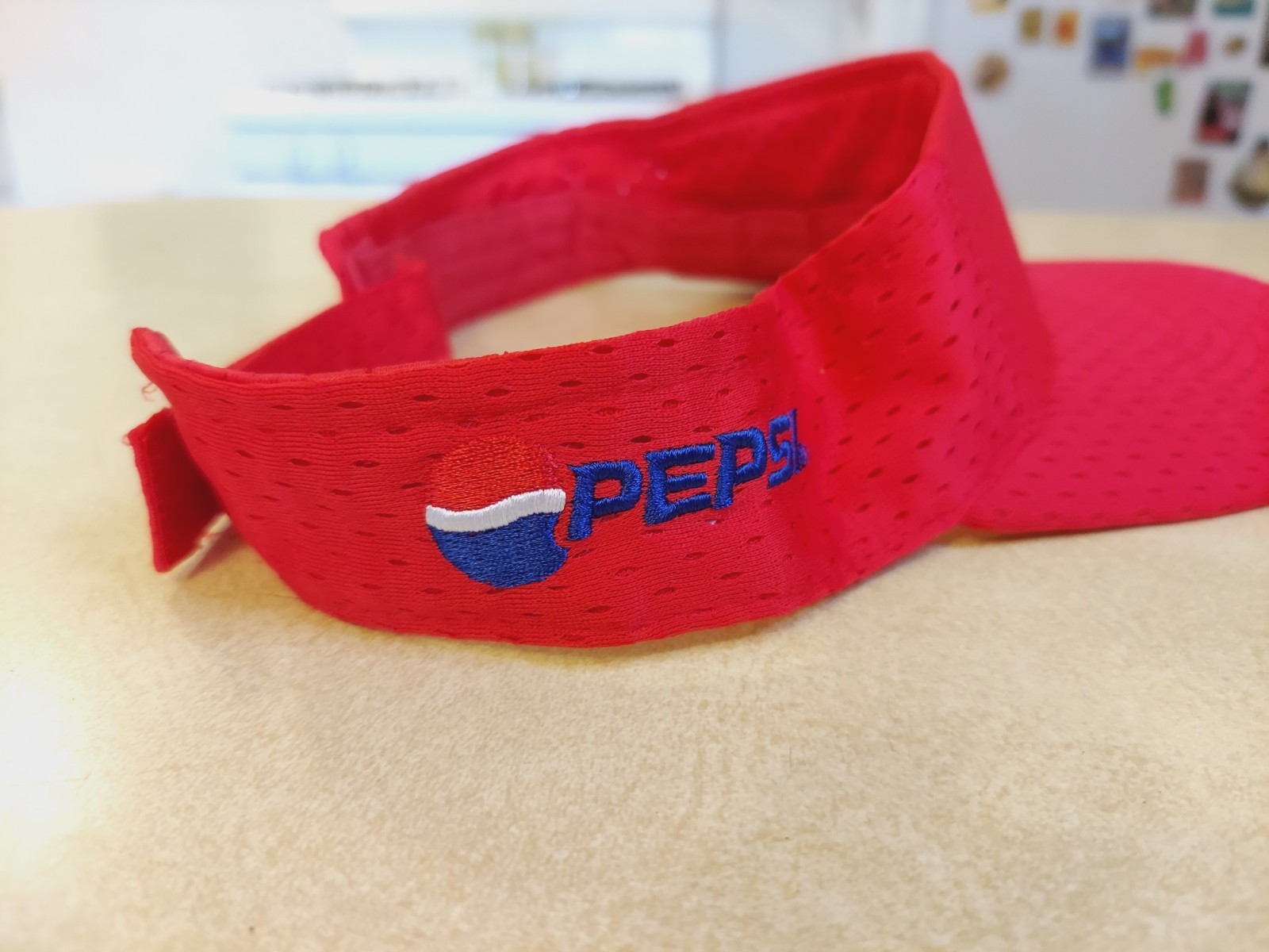Indianapolis Indians Red Visor Pepsi Logo MiLB Minor League