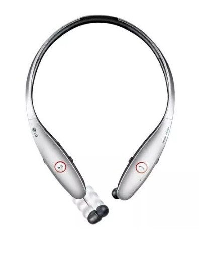 LG TONE INFINIM HBS-900 Wireless Stereo Headset Neck Headphones Silver