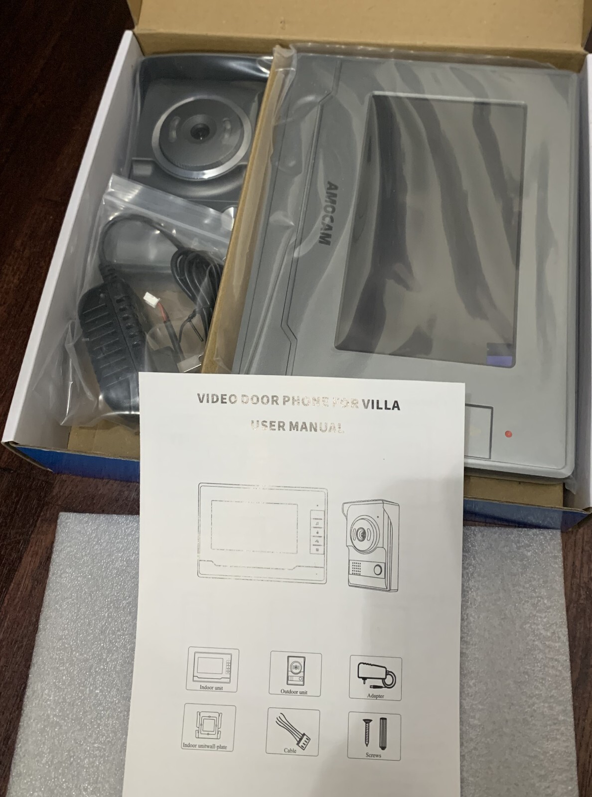AMOCAM Wired Video Intercom System (Video Doorphone For Villa)